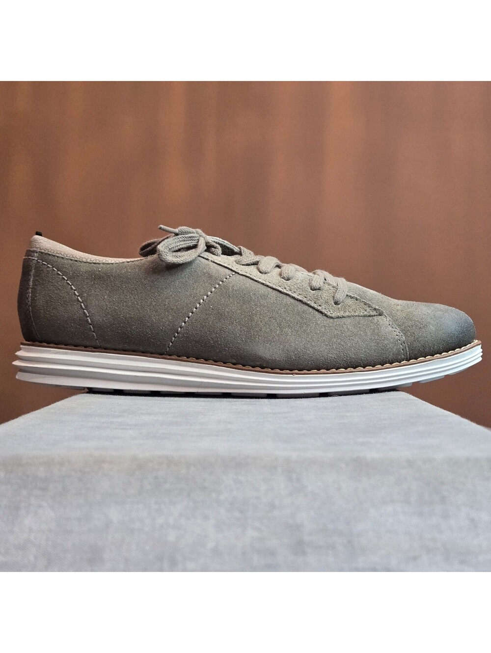 Sandro Moscoloni Hash Suede - Olive Green (1000LV0121)  Men's 8.5